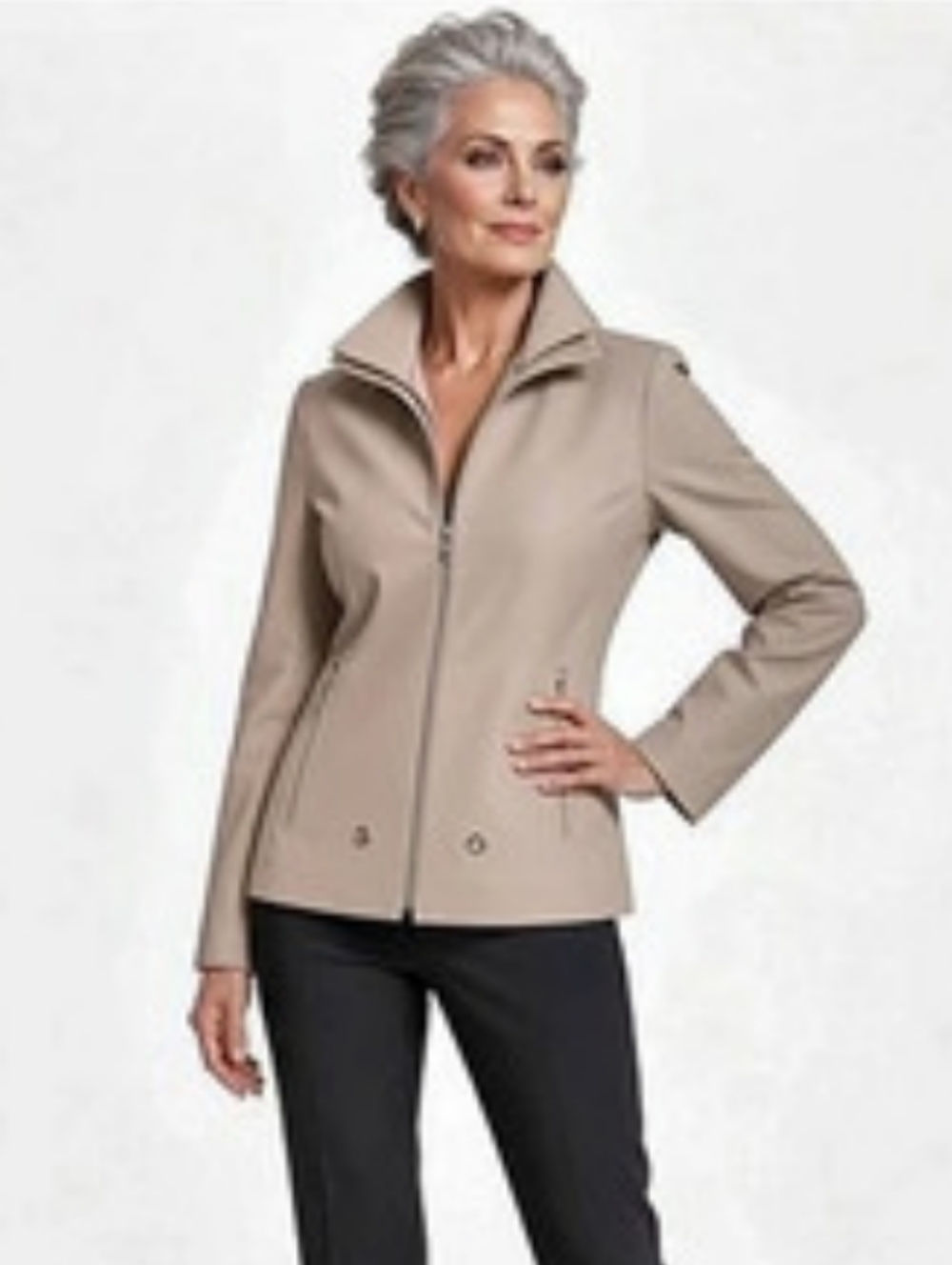 Liz Claiborne Women's Polyester Jacket Size Medium